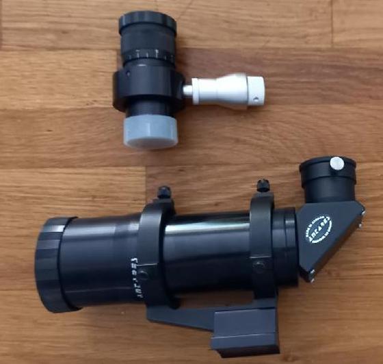 Chercheur Antares redressé coudé 7,5x50