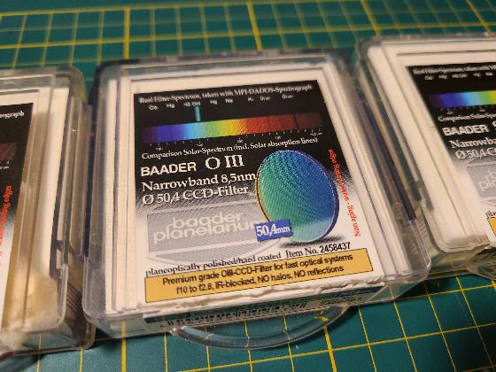 Filtres SHO BAADER 2" non monté