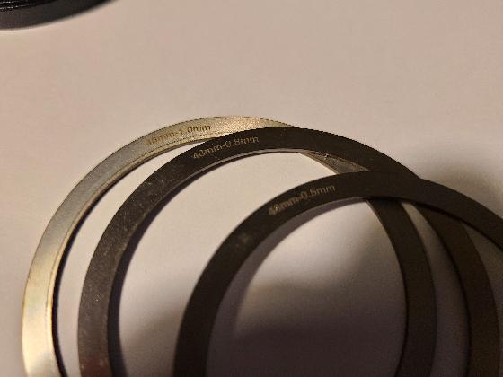 Bagues allonges et spacers M48