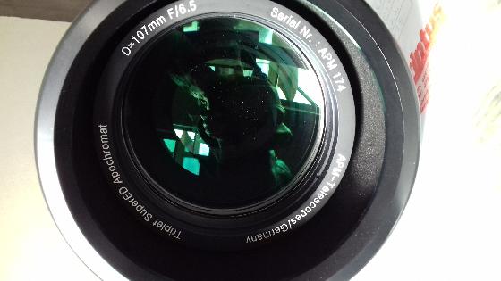 Lunette APM 107/700 super triplet + accessoires astrophotos