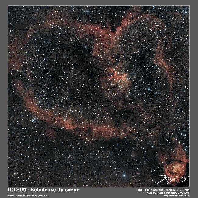 IC1805 - Nébuleuse du Coeur