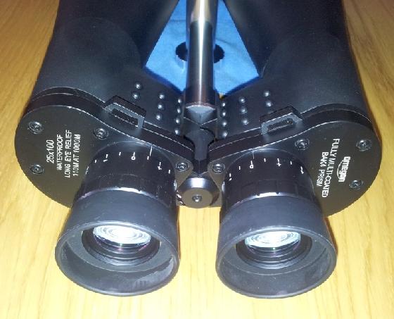 Jumelles 25x100 Omegon + sac de transport