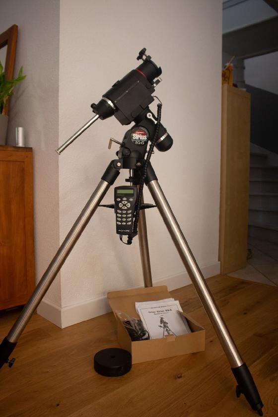 Monture Orion Sirius EQ-G Goto avec trépied