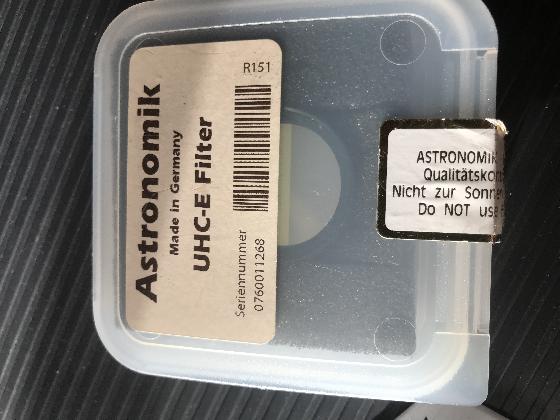 Filtre UHC-E Astronomik 