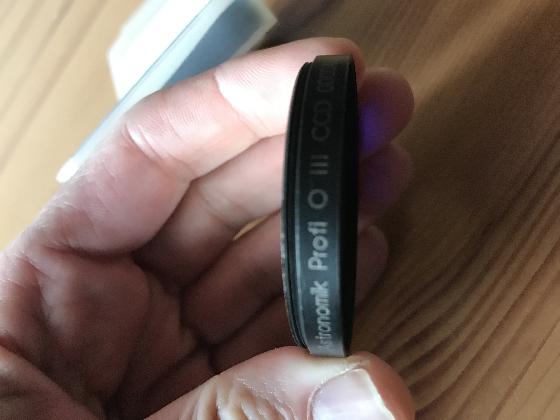 Filtre Astronomik OIII CCD et UHC 2inch