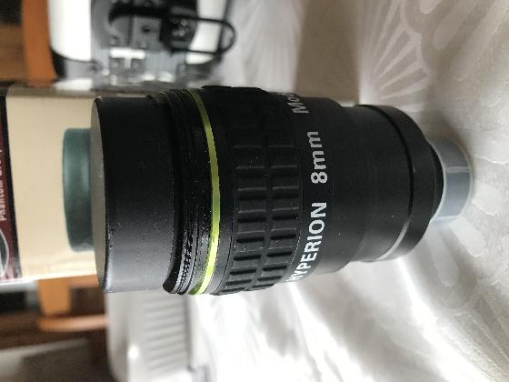 Vixen LVW 13, Baader Hyperion 8, renvoi coudé 1.25’’