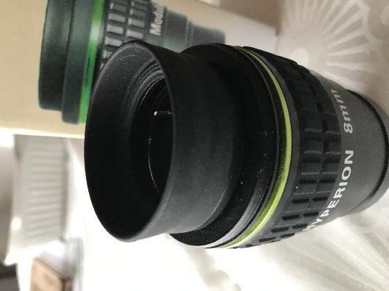 Vixen LVW 13, Baader Hyperion 8, renvoi coudé 1.25’’