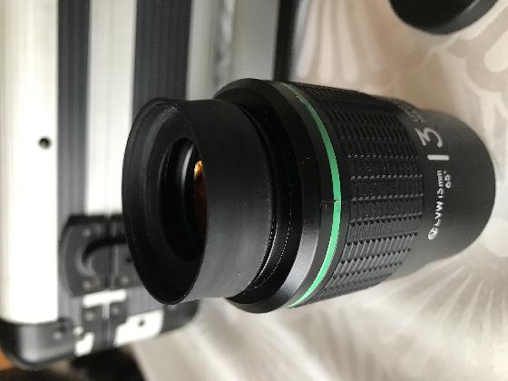 Vixen LVW 13, Baader Hyperion 8, renvoi coudé 1.25’’