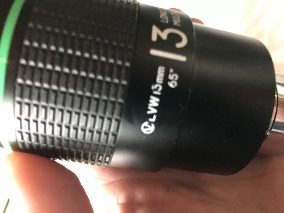 Vixen LVW 13, Baader Hyperion 8, renvoi coudé 1.25’’