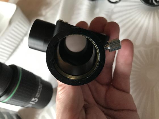 Vixen LVW 13, Baader Hyperion 8, renvoi coudé 1.25’’