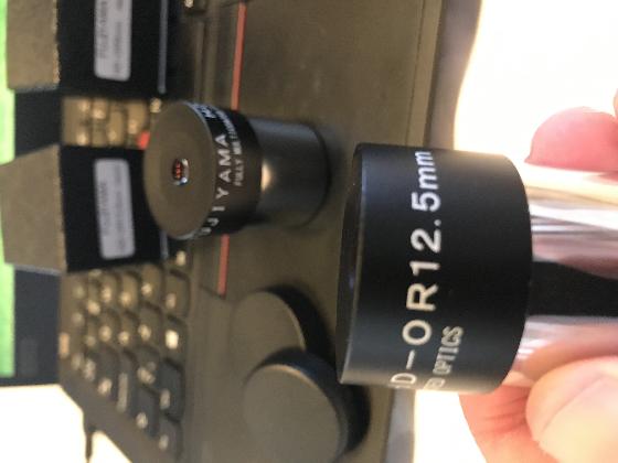 Oculaire Fujiyama 12.5mm et 9mm