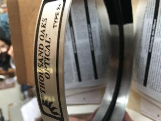 filtre solaire Thousand Oaks Optical densité 5 (231mm C8).