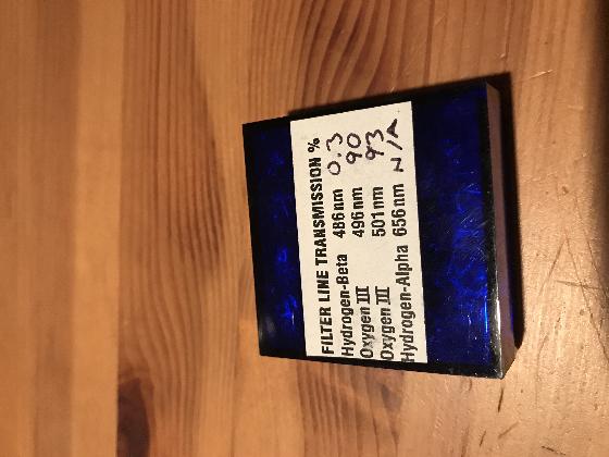 Filtre OIII Lumicon 1.25”