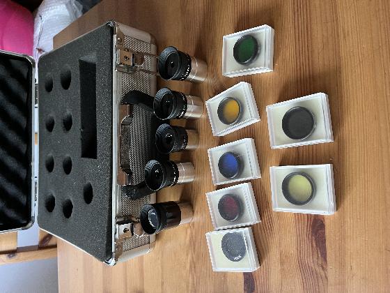 Crayford TS, oculaire, filtres,…