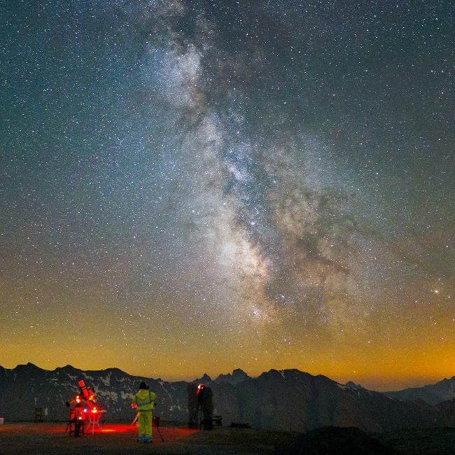 Andy under the stars