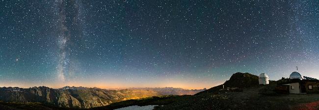Blue Airglow panorama