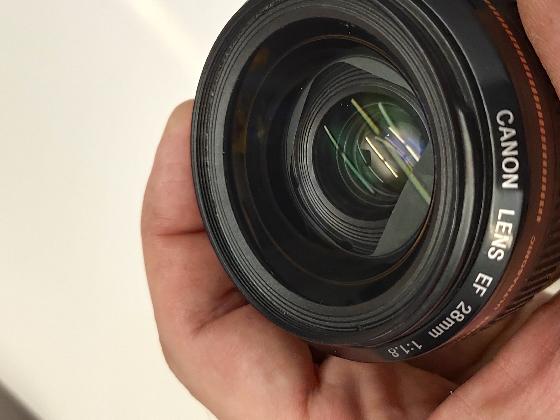 Objectif Canon 28mm f1.8