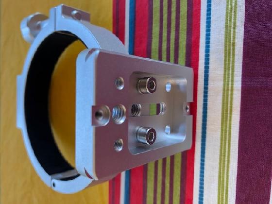 Collier d'adaptation pour caméra ZWO ASI de 78 mm