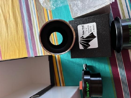 Powermate 2x coulant 50.8 + T-Ring pour powermate