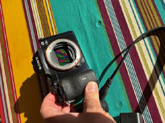 SONY A7s + batterie + alimentation