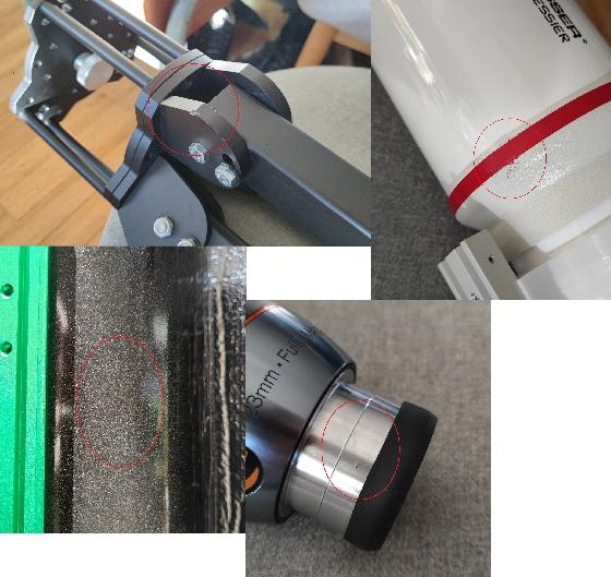 Télescope Skywatcher Skymax 180, Bresser AS102xs, Losmandy AZ8 motorisée et accessoires