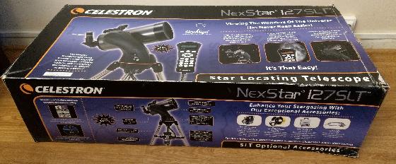 Telescope Maksutov-Cassegrain Celestron de 127 mm avec monture Alt-Az Go To