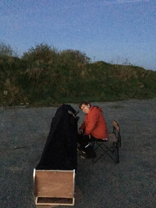 ambiance de fin de nuit au Marathon de Messier 2018