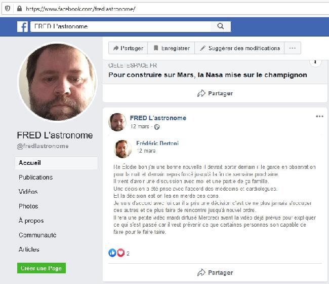 fred l'astronome Elodie