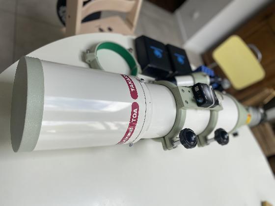 TOA130 complète avec flattener 645 et hardcase