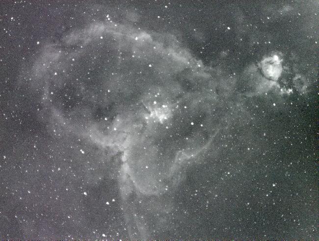 IC1805 au clair de lune
