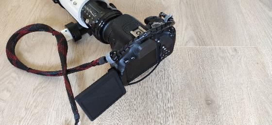 TS72 lanthane et Canon 650D défiltré/refiltré Baader