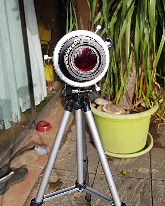 Lunette Halpha coronado et lumiere blanche