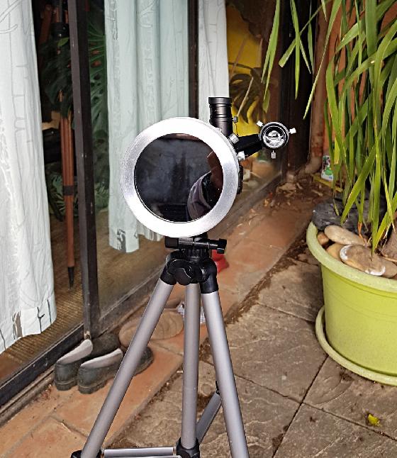 Lunette Halpha coronado et lumiere blanche