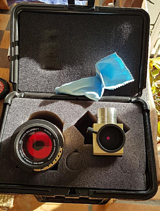 Lunette Halpha coronado et lumiere blanche