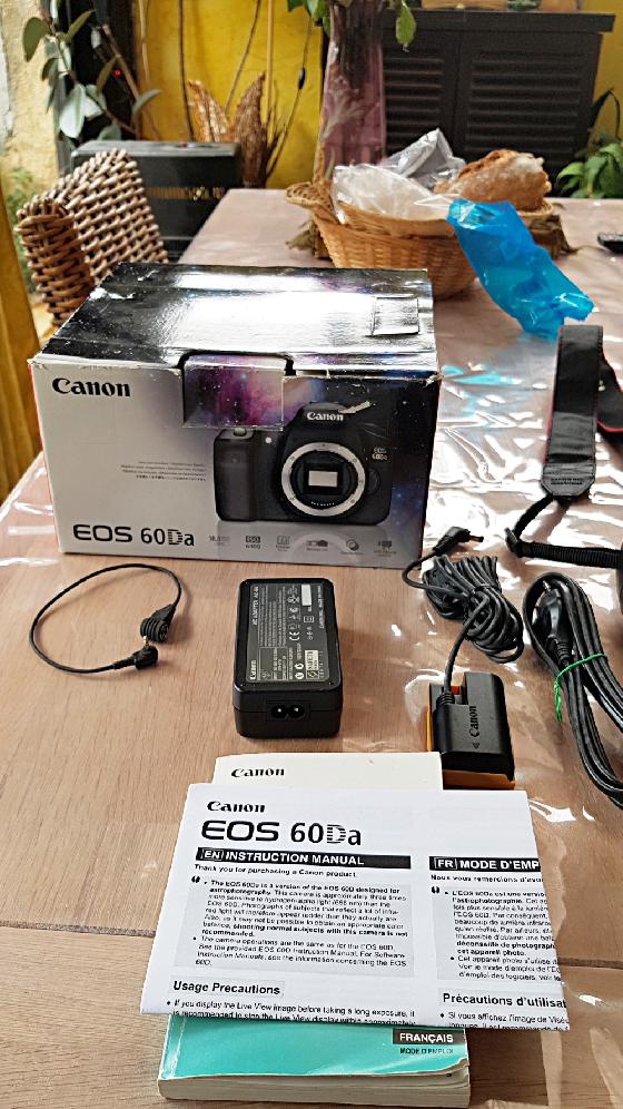 Canon 60 Da  kit complet et accessoires état neuf