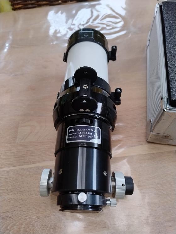 Lunette 60 mm Lunt Halpha BF 12 en parfait état 