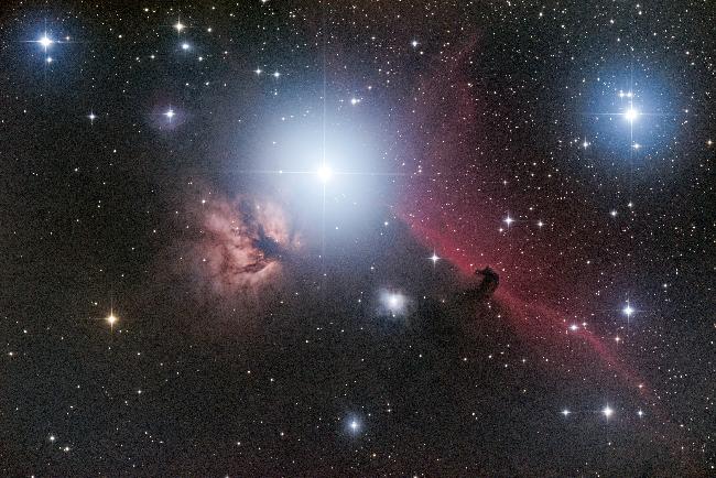 Flamme et tête de cheval