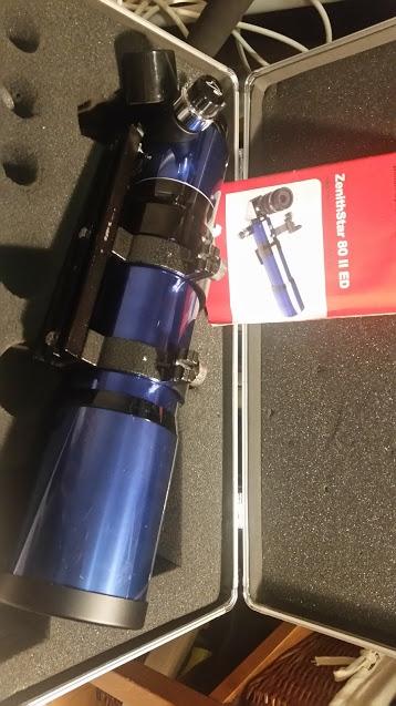 Lunette doublet apochromatique ED80 Zénithstar William Optics