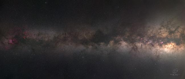 Mosaïque HD du Cygne au Sagittaire (version fortement réduite)