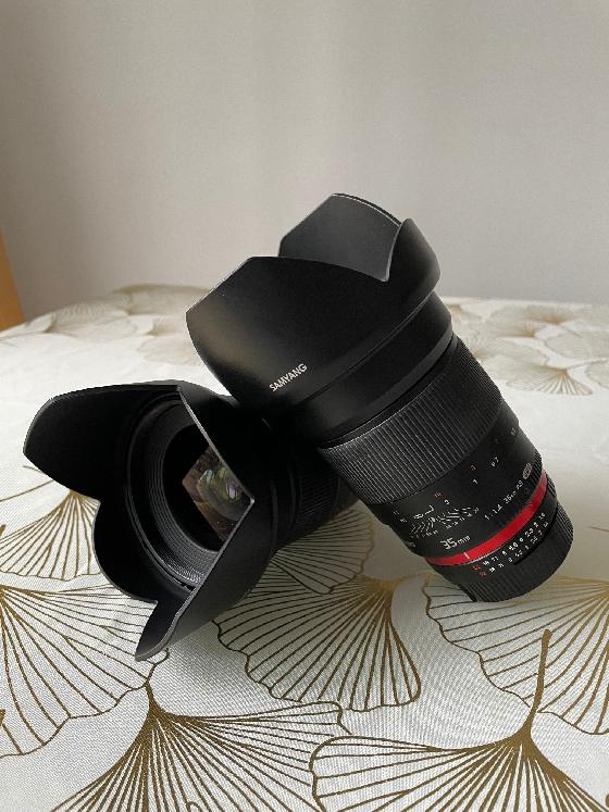 2 Objectifs Samyang 35mm f/1.4 AS UMC monture Nikon
