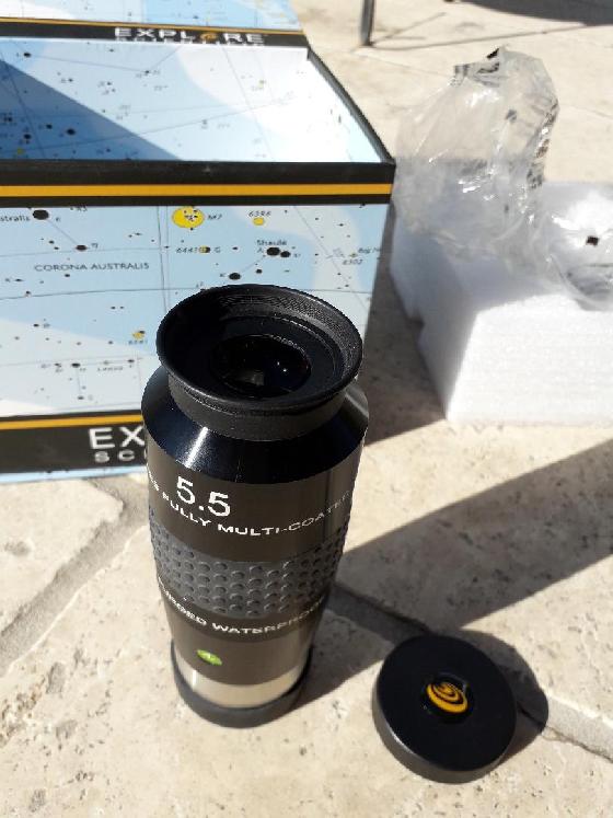 Vends occulaire 5.5mm Explore scientific 100°