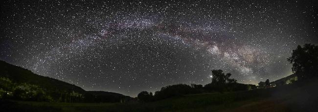 Voie lactée dans le Lot