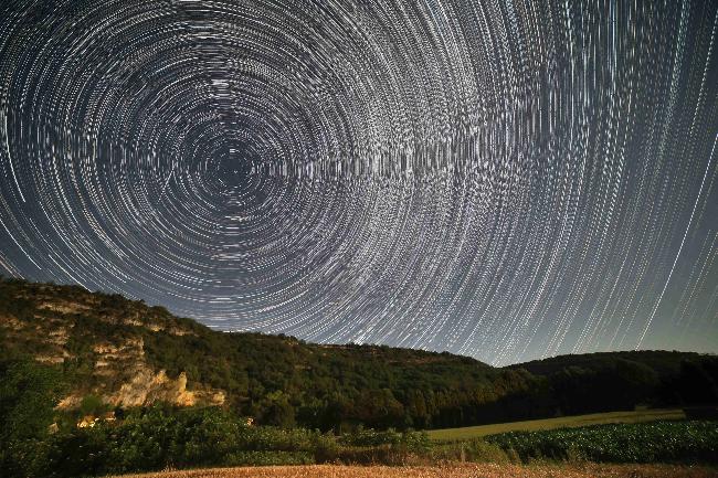 Filé d'étoiles dans le Lot