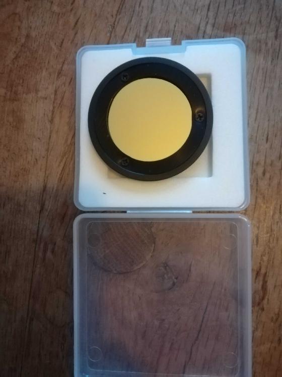 Filtre Optolong SII 6,5nm 36mm non monté avec bague 2"