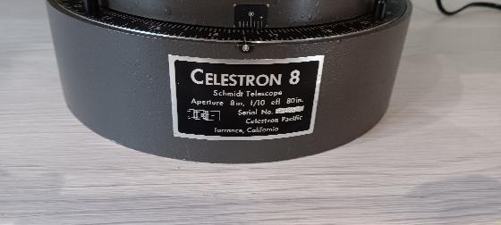 Monture à fourche Celestron 8 vintage 