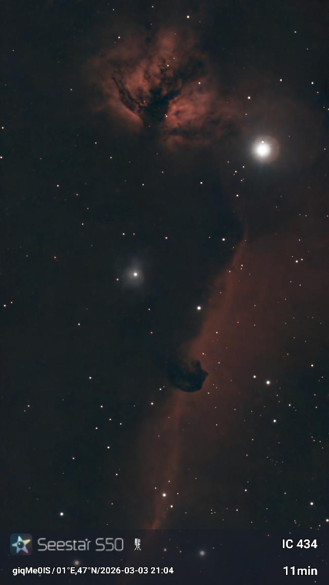 Nebuleuse de la tete de cheval