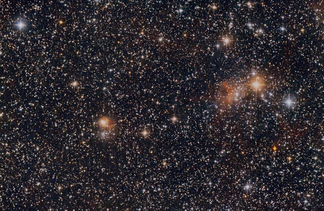 NGC 1931 & IC 417 La mouche & l'araignée