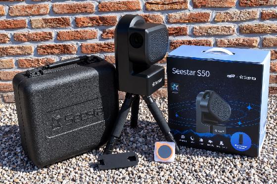 Seestar S50 complet – valise, trépied, filtre solaire + viseur manuel