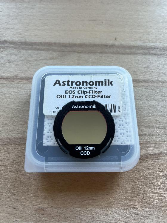 Filtre Astronomik Oiii (12nm) EOS-Clip
