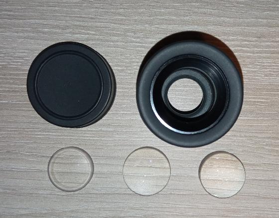 2 oculaires TS Flatfields 16mm (pour bricoleur)